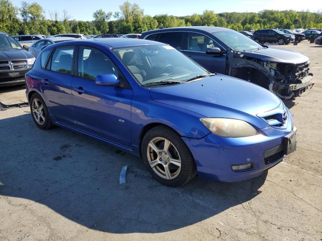 JM1BK344681853266 - 2008 MAZDA 3 HATCHBACK BLUE photo 4