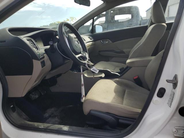19XFB2F58EE019249 - 2014 HONDA CIVIC LX Weiß Foto 7