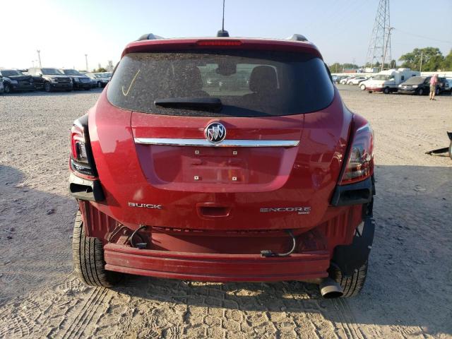 KL4CJGSB3HB130768 - 2017 BUICK ENCORE ESSENCE RED photo 6