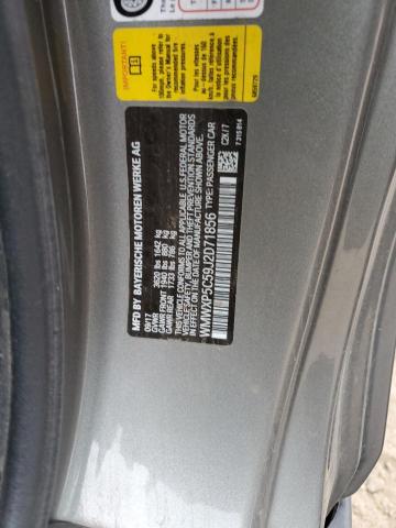 WMWXP5C59J2D71856 - 2018 MINI COOPER GRAY photo 12