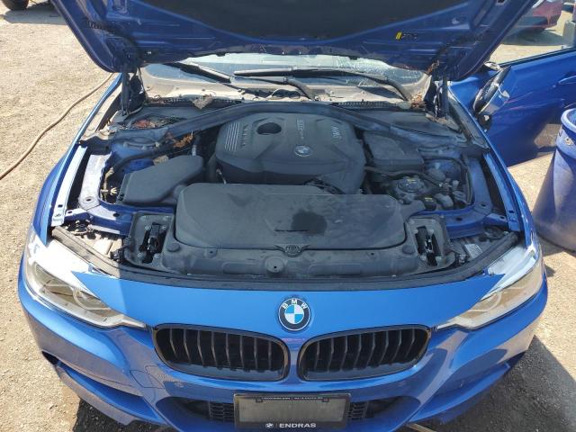 WBA8D9C52JA616293 - 2018 BMW 330 XI BLUE photo 11