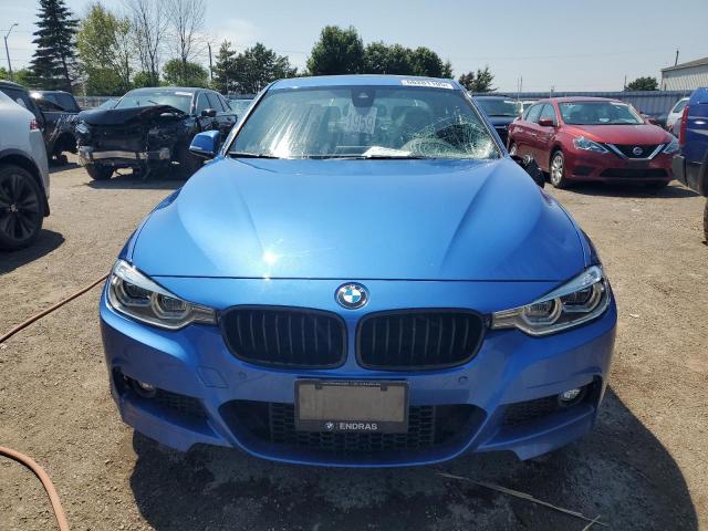 WBA8D9C52JA616293 - 2018 BMW 330 XI BLUE photo 5