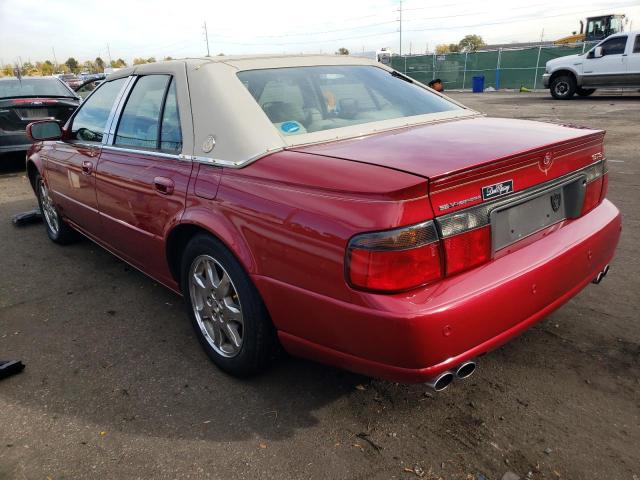 1G6KY54972U288511 - 2002 CADILLAC SEVILLE STS RED photo 3