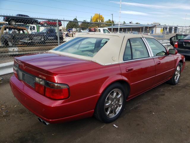 1G6KY54972U288511 - 2002 CADILLAC SEVILLE STS RED photo 4