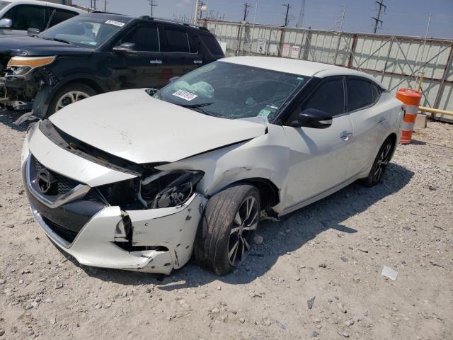 1N4AA6AP4JC378683 - 2018 NISSAN MAXIMA 3.5S WHITE photo 1