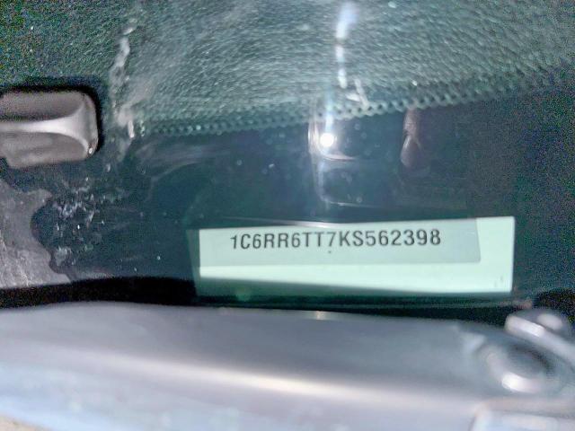 1C6RR6TT7KS562398 - 2019 RAM 1500 CLASS SLT თეთრი ფოტო 10