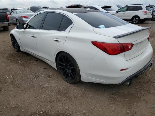 JN1BV7AR0EM706386 - 2014 INFINITI Q50 BASE WHITE photo 2