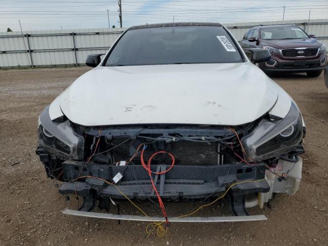 JN1BV7AR0EM706386 - 2014 INFINITI Q50 BASE WHITE photo 5