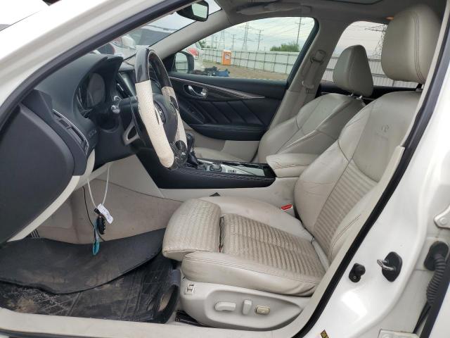 JN1BV7AR0EM706386 - 2014 INFINITI Q50 BASE WHITE photo 7