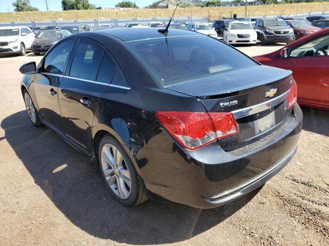 1G1PG5SB3E7159253 - 2014 CHEVROLET CRUZE LTZ BLACK photo 2