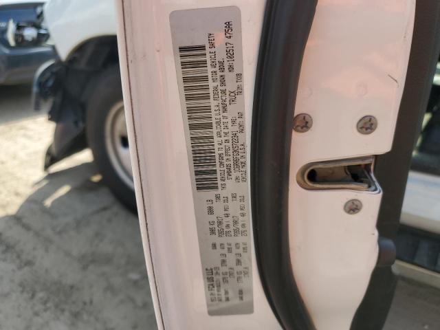 1C6RR6FG3KS722341 - 2019 RAM 1500 CLASS TRADESMAN Biały zdjęcie 12