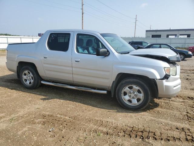 2HJYK163X7H537416 - 2007 HONDA RIDGELINE RTX SILVER photo 4