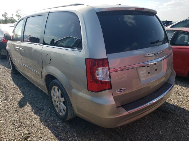 2C4RC1BG6DR588383 - 2013 CHRYSLER TOWN & COU TOURING 金色 照片 2