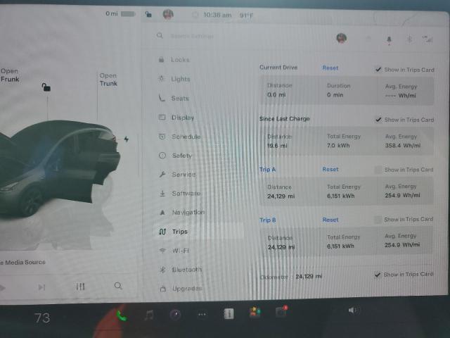 7SAYGDED5RF116071 - 2024 TESLA MODEL Y CHARCOAL photo 9