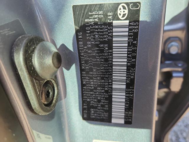 5YFB4MDE5RP199818 - 2024 TOYOTA COROLLA LE BLUE photo 12