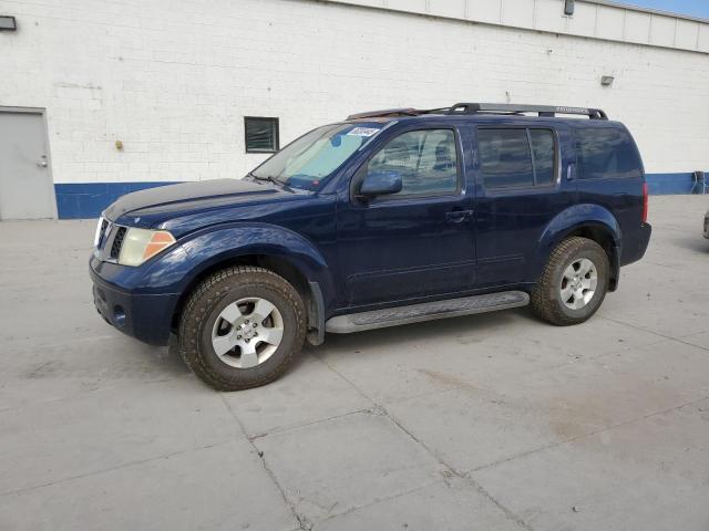 5N1AR18W56C681302 - 2006 NISSAN PATHFINDER LE BLUE photo 1