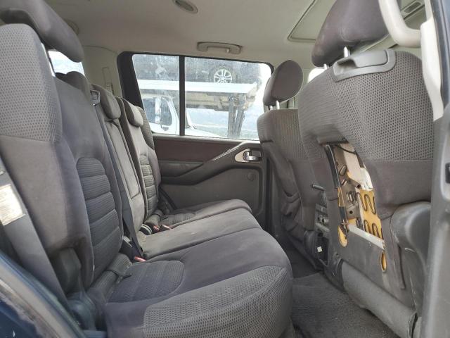 5N1AR18W56C681302 - 2006 NISSAN PATHFINDER LE BLUE photo 10