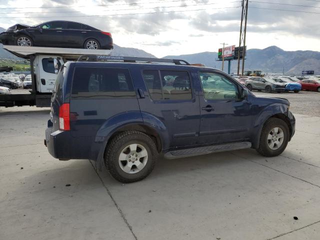 5N1AR18W56C681302 - 2006 NISSAN PATHFINDER LE BLUE photo 3
