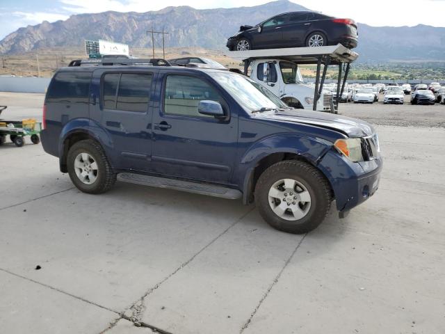 5N1AR18W56C681302 - 2006 NISSAN PATHFINDER LE BLUE photo 4