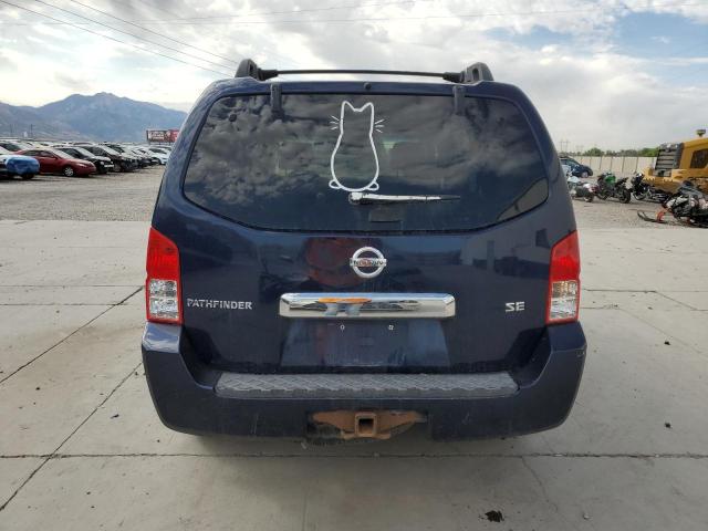 5N1AR18W56C681302 - 2006 NISSAN PATHFINDER LE BLUE photo 6