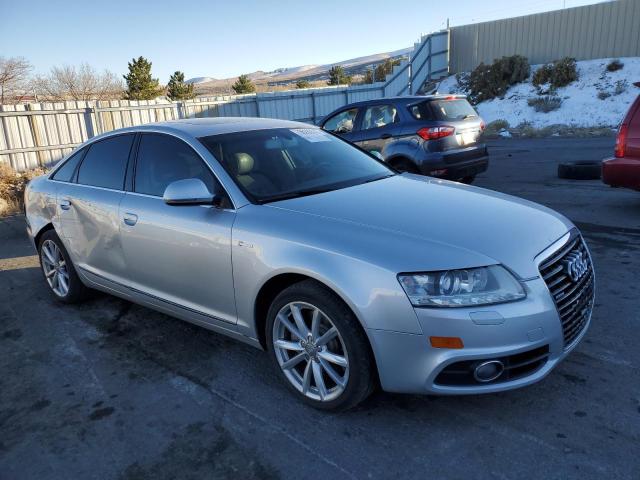 WAUKGAFB4BN013792 - 2011 AUDI A6 PRESTIGE SILVER photo 4