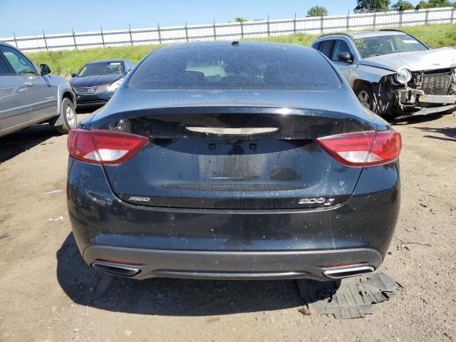 1C3CCCDG9FN601369 - 2015 CHRYSLER 200 S BLACK photo 6