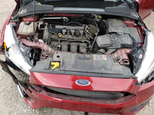 1FADP3F20FL338468 - 2015 FORD FOCUS SE BURGUNDY photo 11