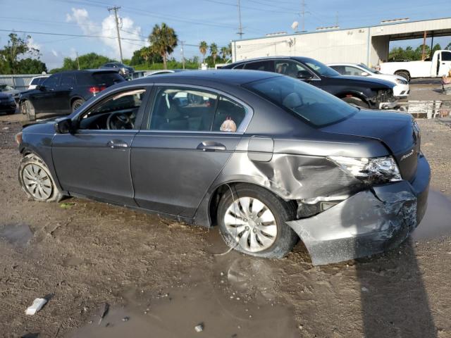 1HGCP26309A131265 - 2009 HONDA ACCORD LX GRAY photo 2