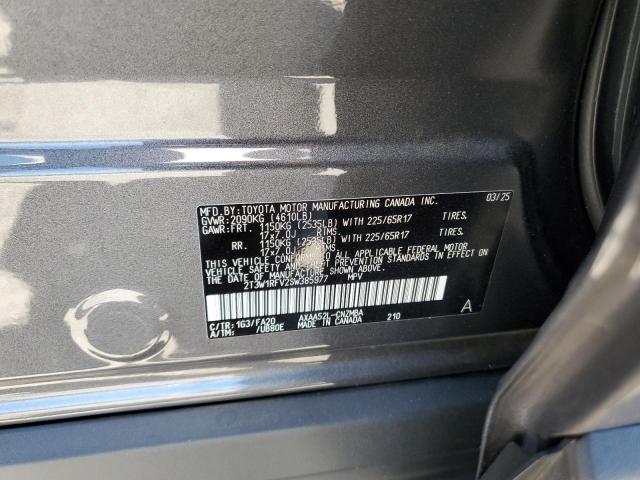 2T3W1RFV2SW385977 - 2025 TOYOTA RAV4 XLE CHARCOAL photo 12