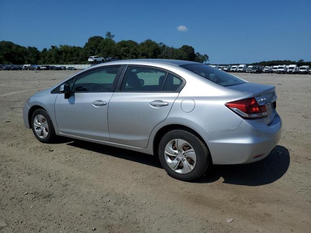 2HGFB2F58DH602697 - 2013 HONDA CIVIC LX SILVER photo 2