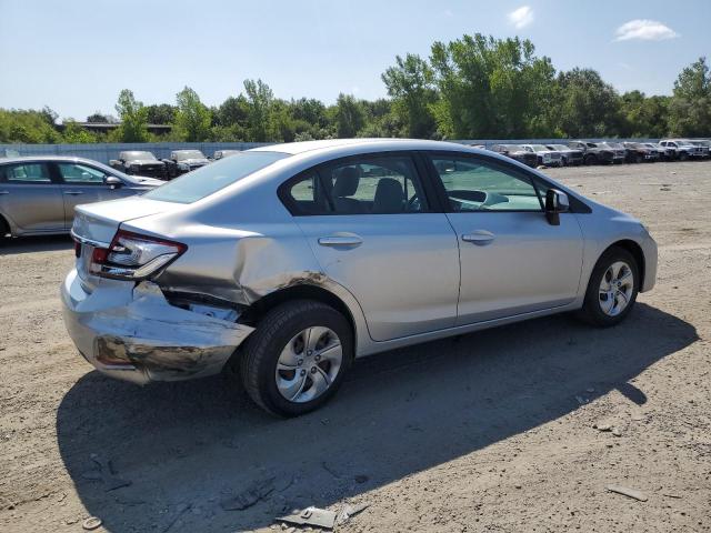 2HGFB2F58DH602697 - 2013 HONDA CIVIC LX SILVER photo 3