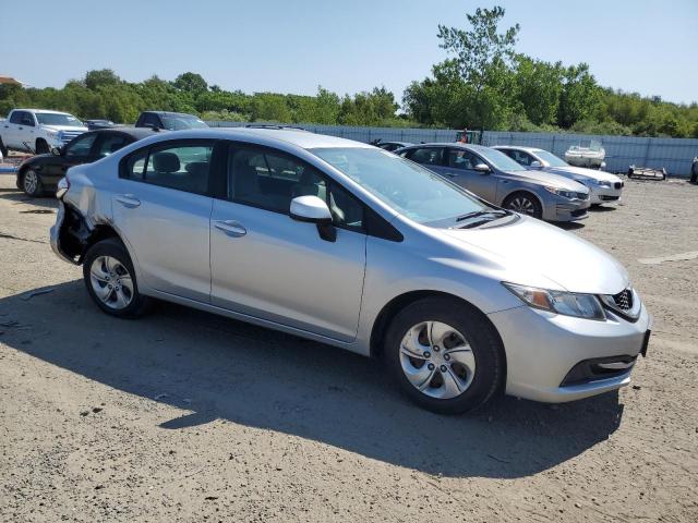2HGFB2F58DH602697 - 2013 HONDA CIVIC LX SILVER photo 4