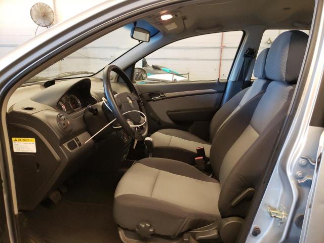 KL1TD66E09B299697 - 2009 CHEVROLET AVEO LS Gümüş foto 7