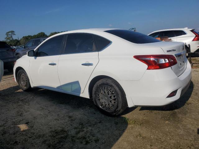 3N1AB7AP3KY451406 - 2019 NISSAN SENTRA S WHITE photo 2