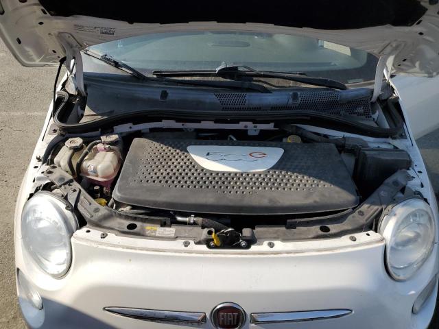 3C3CFFGE2ET172769 - 2014 FIAT 500 ELECTRIC WHITE photo 11