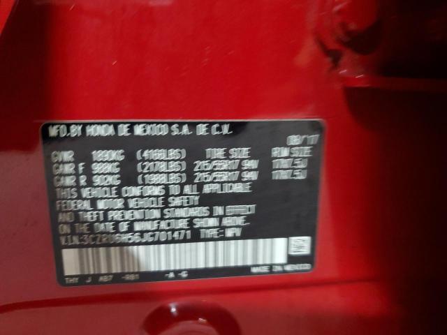 3CZRU6H56JG701471 - 2018 HONDA HR-V EX 红色 照片 14