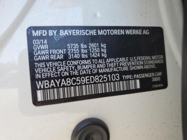 WBAYA8C59ED825103 - 2014 BMW 750 I WHITE photo 12