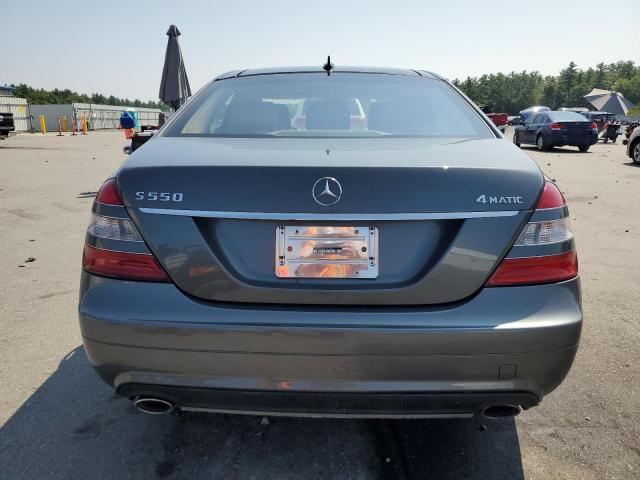 WDDNG86X48A217020 - 2008 MERCEDES-BENZ S 550 4MATIC GRAY photo 6