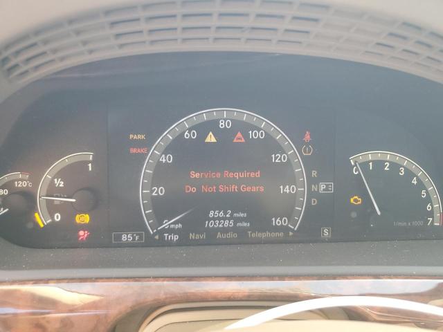 WDDNG86X48A217020 - 2008 MERCEDES-BENZ S 550 4MATIC GRAY photo 9