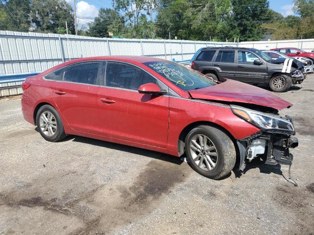 5NPE24AF8HH503655 - 2017 HYUNDAI SONATA SE RED photo 4