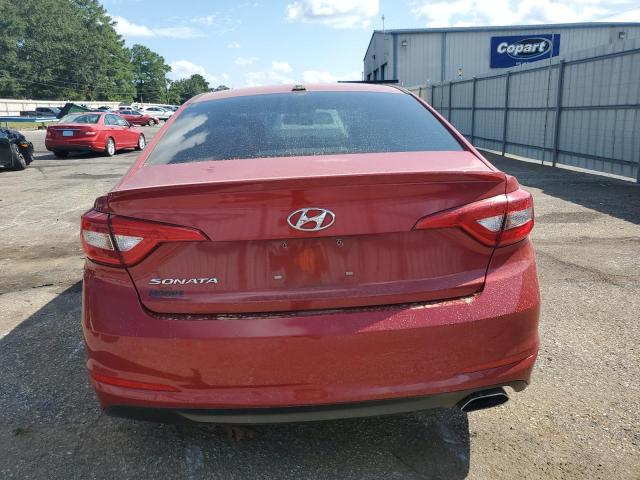 5NPE24AF8HH503655 - 2017 HYUNDAI SONATA SE RED photo 6