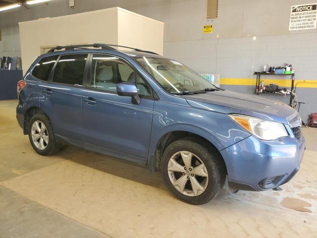 JF2SJADC9FH812232 - 2015 SUBARU FORESTER 2.5I PREMIUM BLUE photo 4