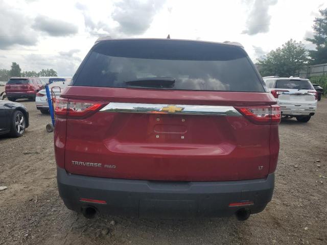 1GNEVGKW4KJ305880 - 2019 CHEVROLET TRAVERSE LT RED photo 6