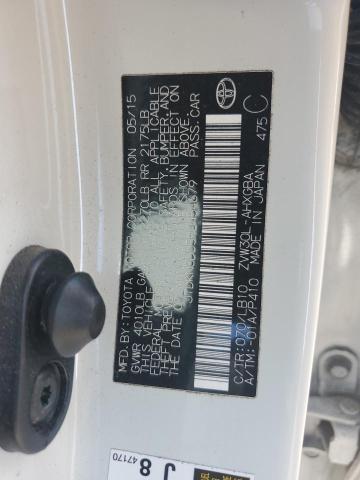 JTDKN3DU5F0454679 - 2015 TOYOTA PRIUS თეთრი ფოტო 12