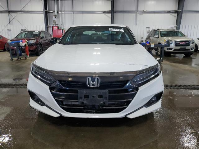 1HGCV1F33MA108670 - 2021 HONDA ACCORD SPORT WHITE photo 5