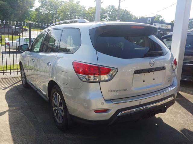 5N1AR2MM3FC615499 - 2015 NISSAN PATHFINDER S SILVER photo 3