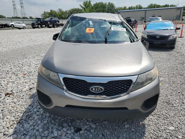 5XYKTCA13BG010950 - 2011 KIA SORENTO BASE GRAY photo 5