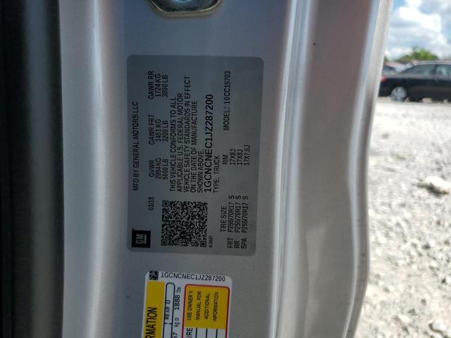 1GCNCNEC1JZ287200 - 2018 CHEVROLET SILVERADO C1500 Silber Foto 12