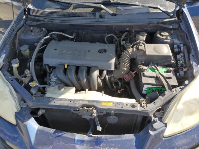 2T1KR32E35C320287 - 2005 TOYOTA COROLLA MA XR BLUE photo 11