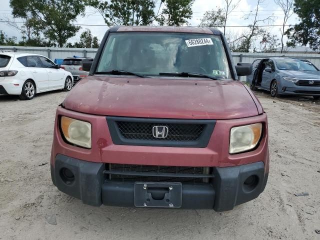 5J6YH28726L023967 - 2006 HONDA ELEMENT EX BURGUNDY photo 5